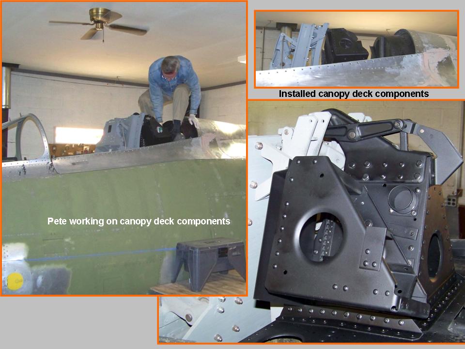 A composite picture of the installed canopy deck components. 
            Click on the picture to enlarge it.